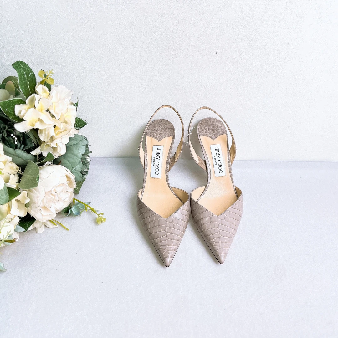 99新 JIMMY CHOO/吉米周 高跟鞋/38码/Xsp32126