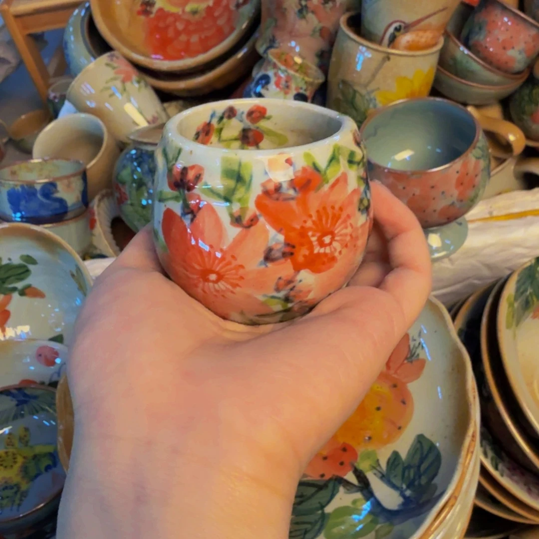 瓷片景德镇陶瓷手工手绘