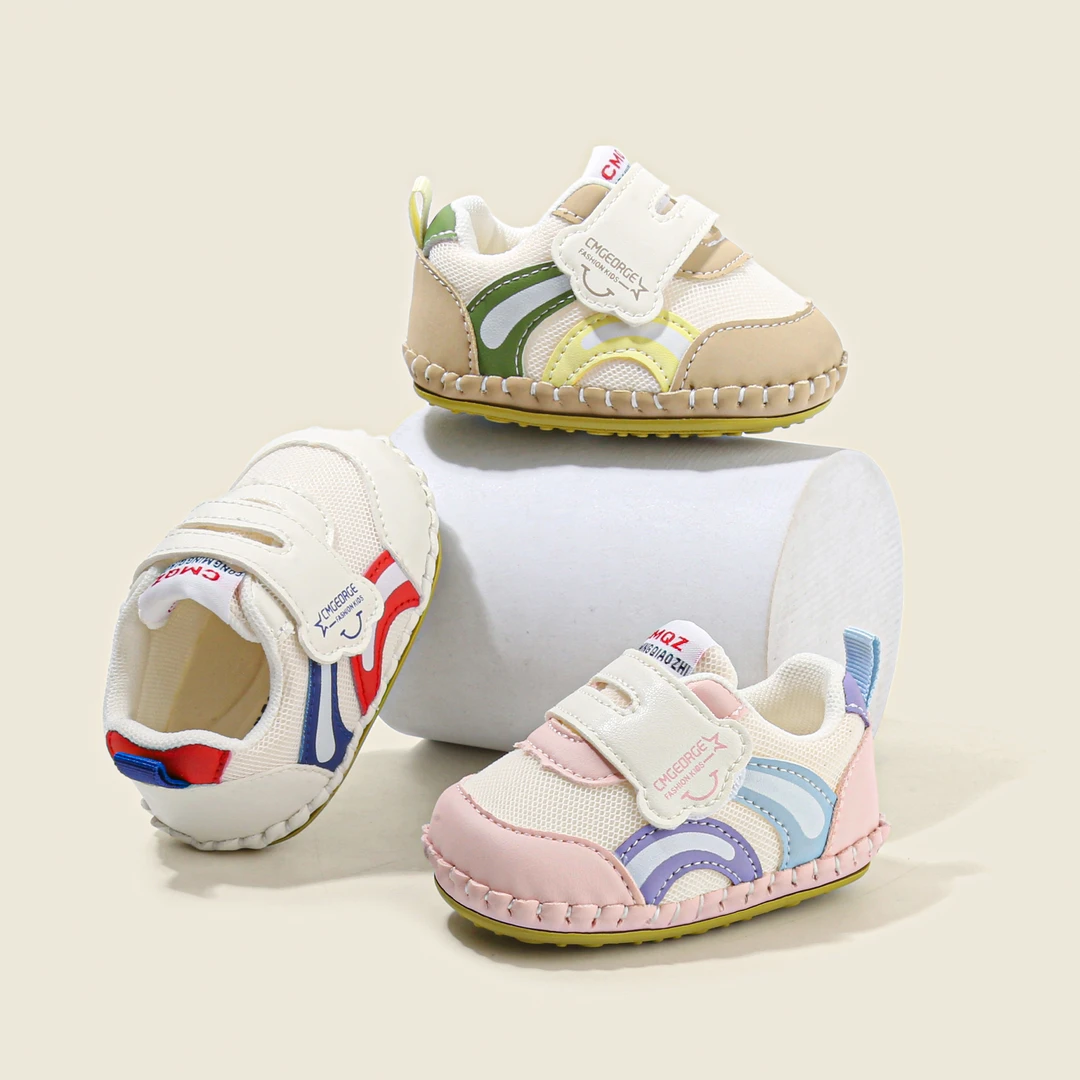 宝宝春季新款0-2岁婴幼儿防滑耐磨软底宝宝学步鞋春日必备