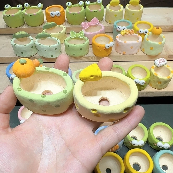 红陶福*儿蘑菇894花盆