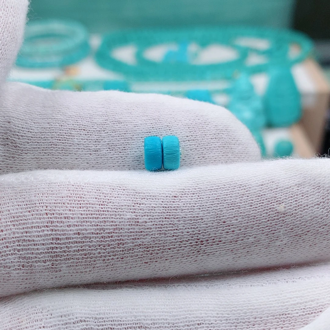 绿松石未镶嵌隔片6mm