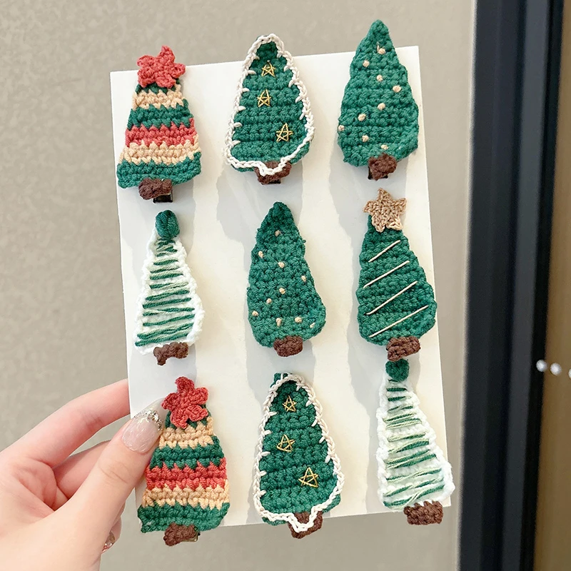 圣诞节雪人发夹2025年新款儿童刘海侧边夹前额碎发bb夹子发卡头饰