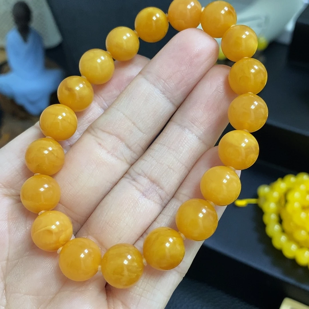 琥珀未镶嵌手串010