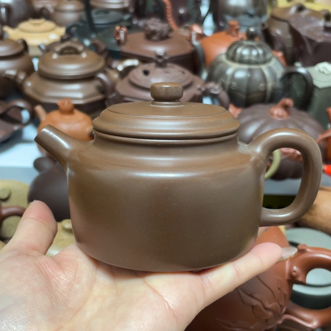 茶壶底槽青紫砂艺术作品