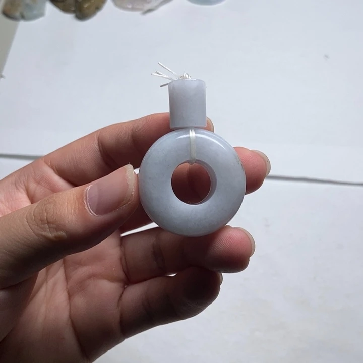 翡翠未镶嵌颈饰扣子9