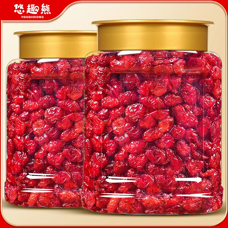 【新货】蔓越莓干500g罐装雪花酥烘焙专用原材料水果零食即食孕妇