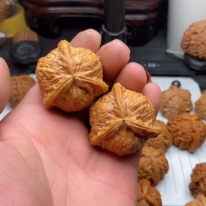 文***明核桃手串/手链拼接三棱23