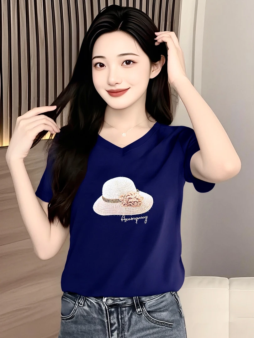 【吴姐定制】73021新款上新比特棉夏季短袖T恤YX