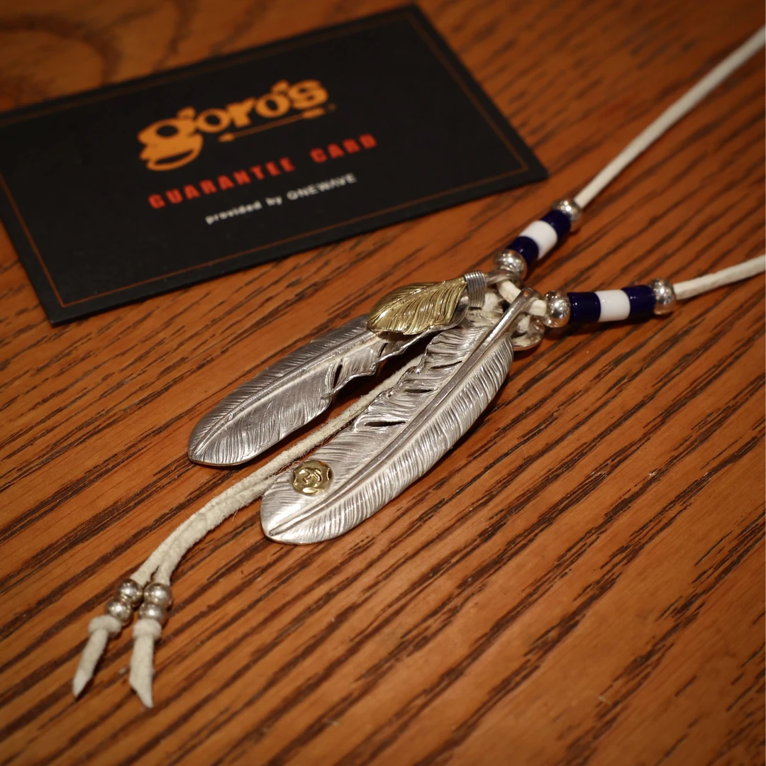 吊坠925银 中古美品 goros上金羽点金羽XL号余文乐套装 高桥吾郎