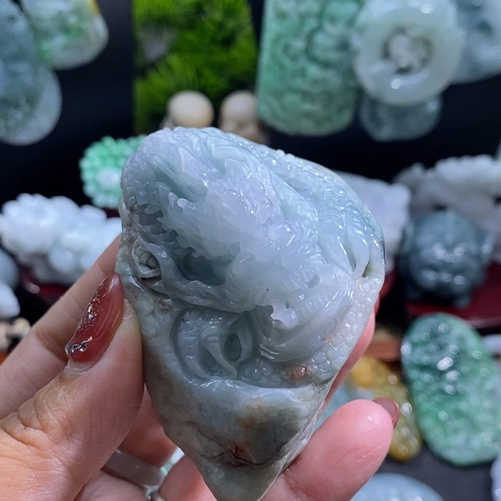 【闪购商品】颈饰未镶嵌翡翠龙牌