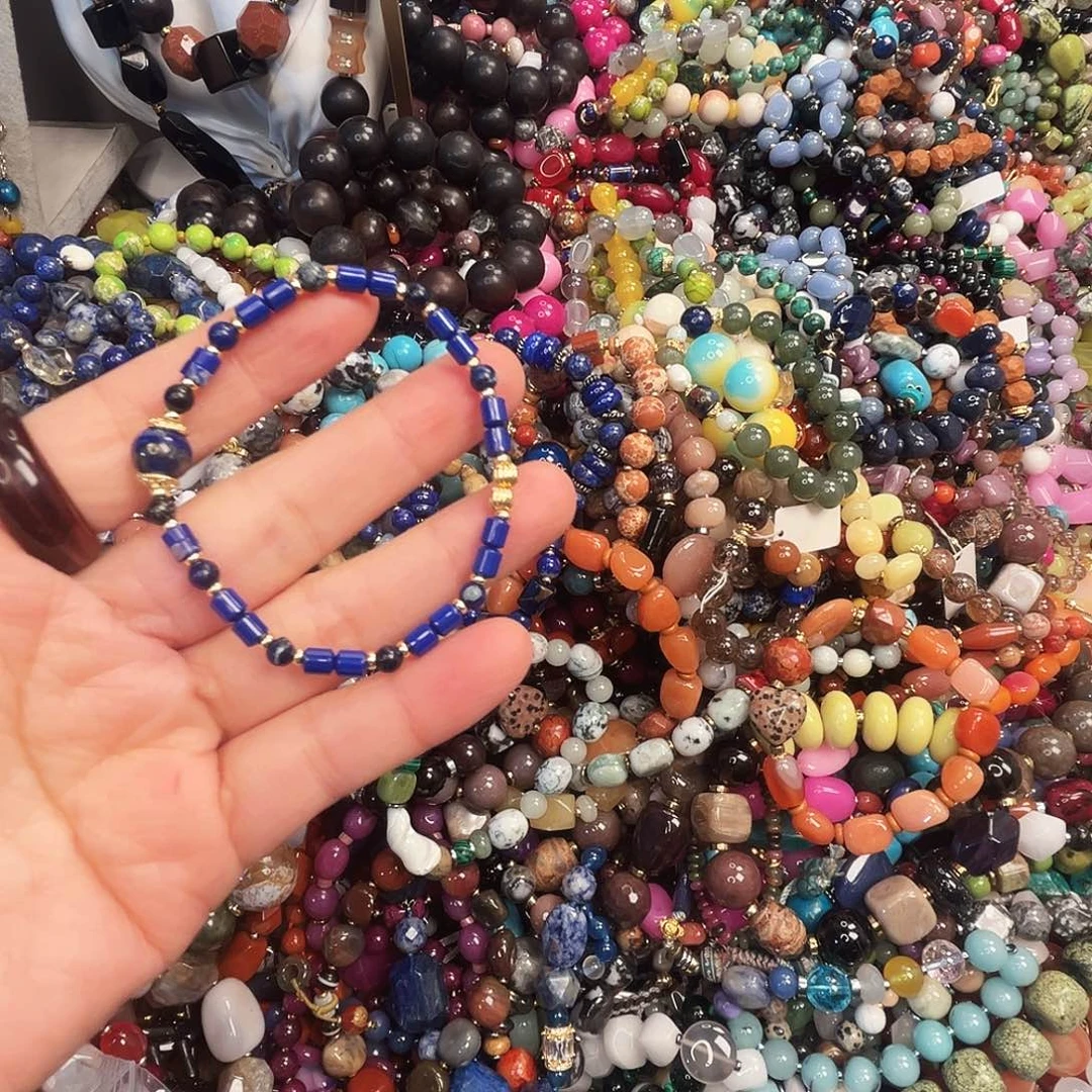 玛瑙/玉髓未镶嵌珠宝半成品青金