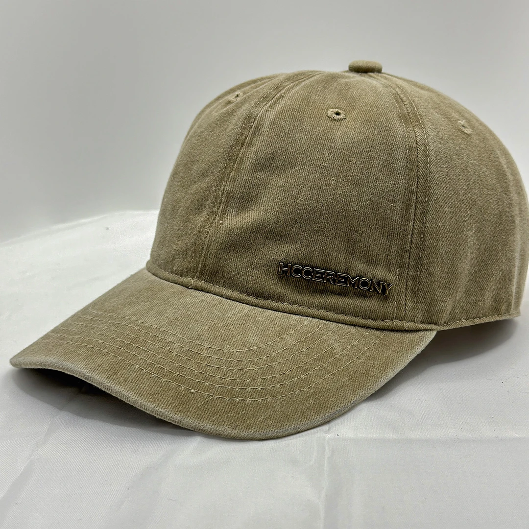 帽冠礼四季新款户外水洗牛仔鸭舌帽男女款休闲潮牌防晒遮阳棒球帽