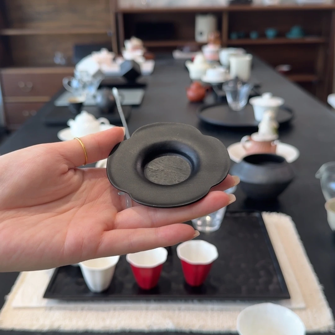 88折黑檀木4叶草杯垫