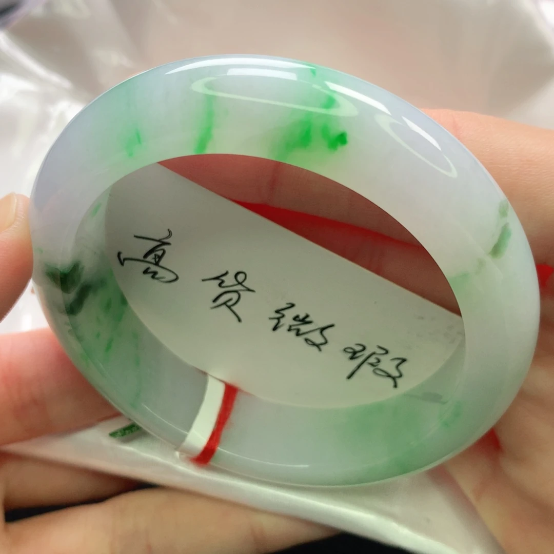 翡翠未镶嵌手镯缅甸5253