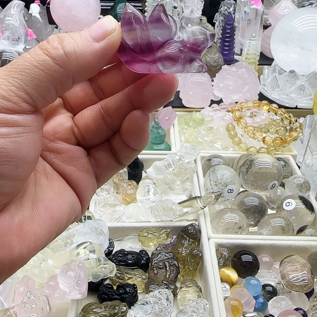 水晶车挂未镶嵌摆件