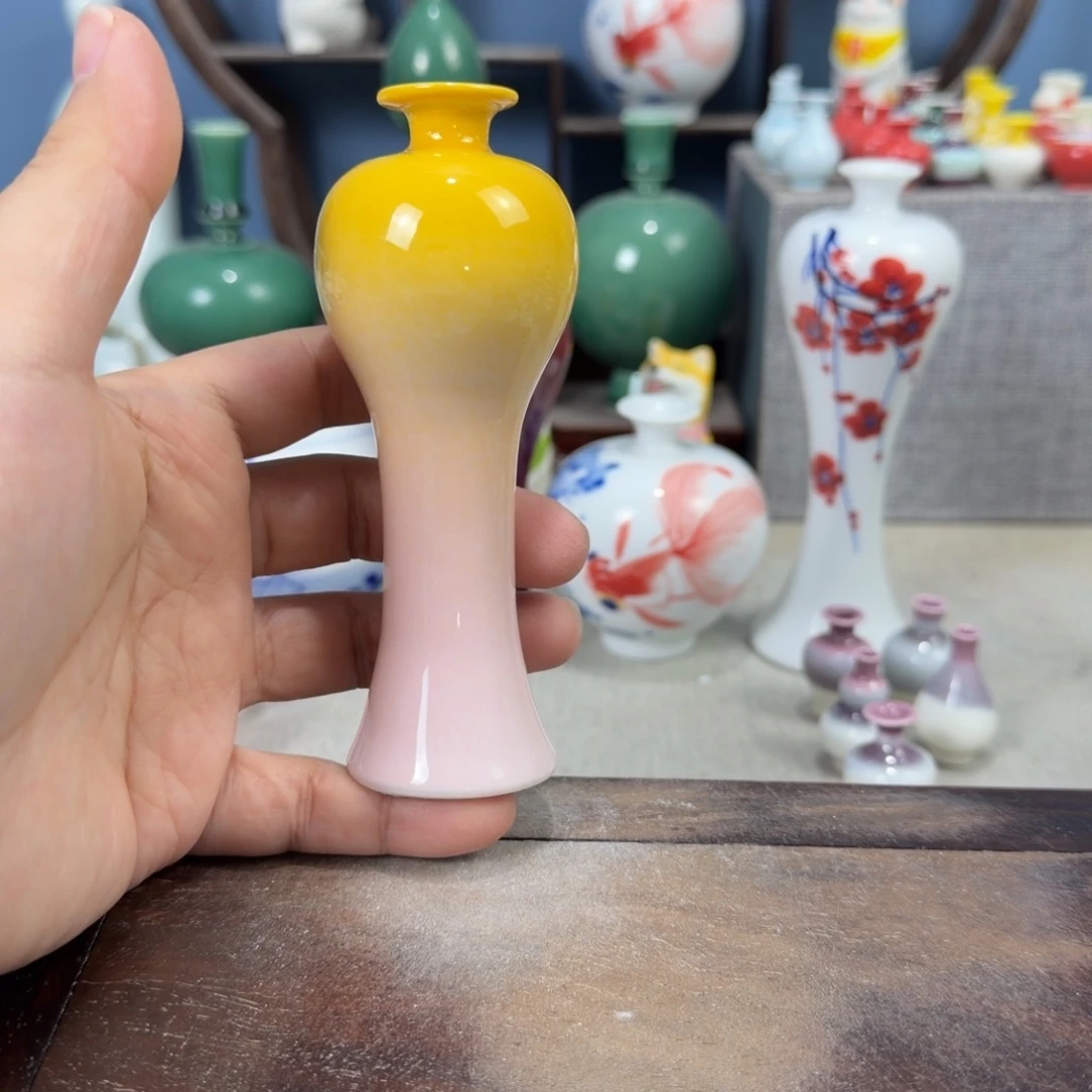 陶瓷手工小花器摆件