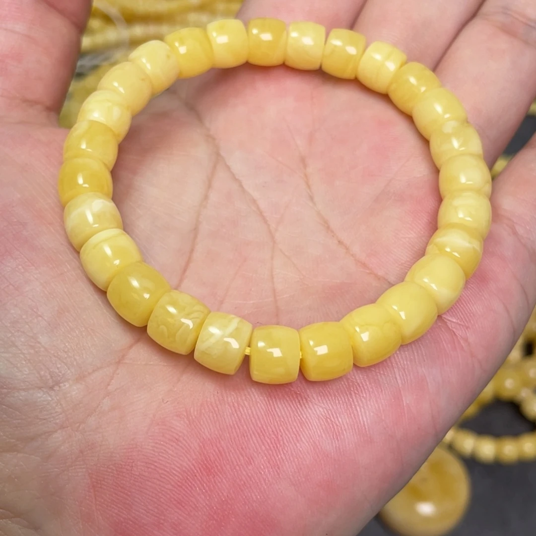 未镶嵌蜜蜡裸石蜜蜡手串8.8mm