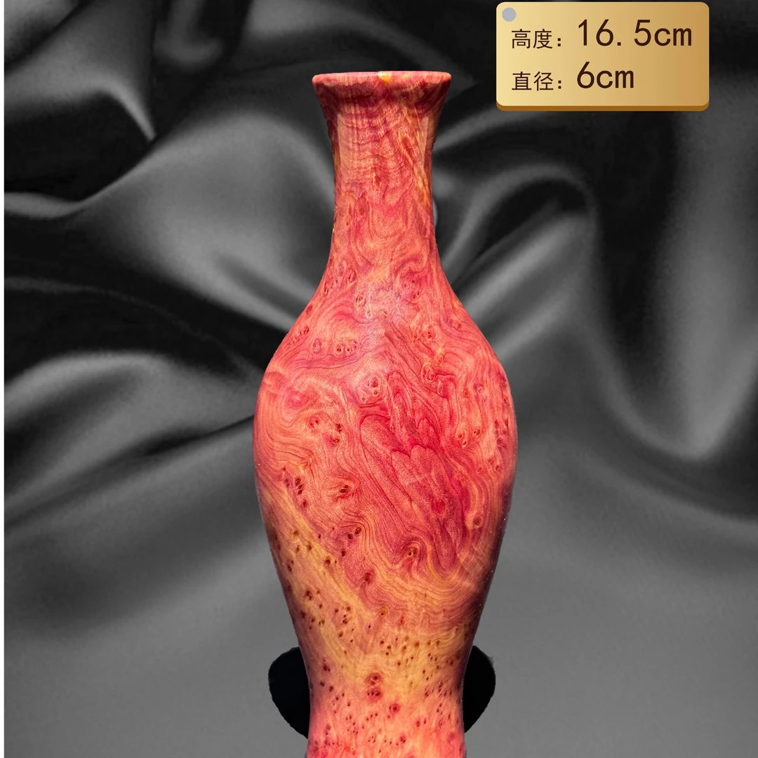 紫罗兰树瘤定制花瓶 摆件 手工制作