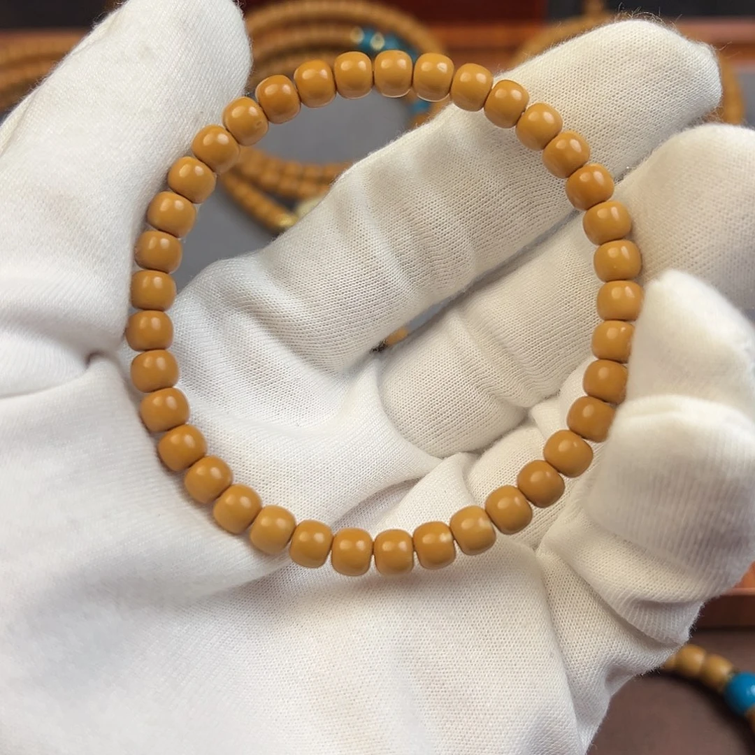 橄榄核手串/手链橄榄核尖老挝老型单圈6.3