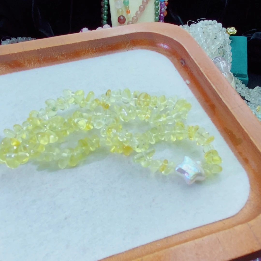 银S800镀金镶嵌手链烟晶