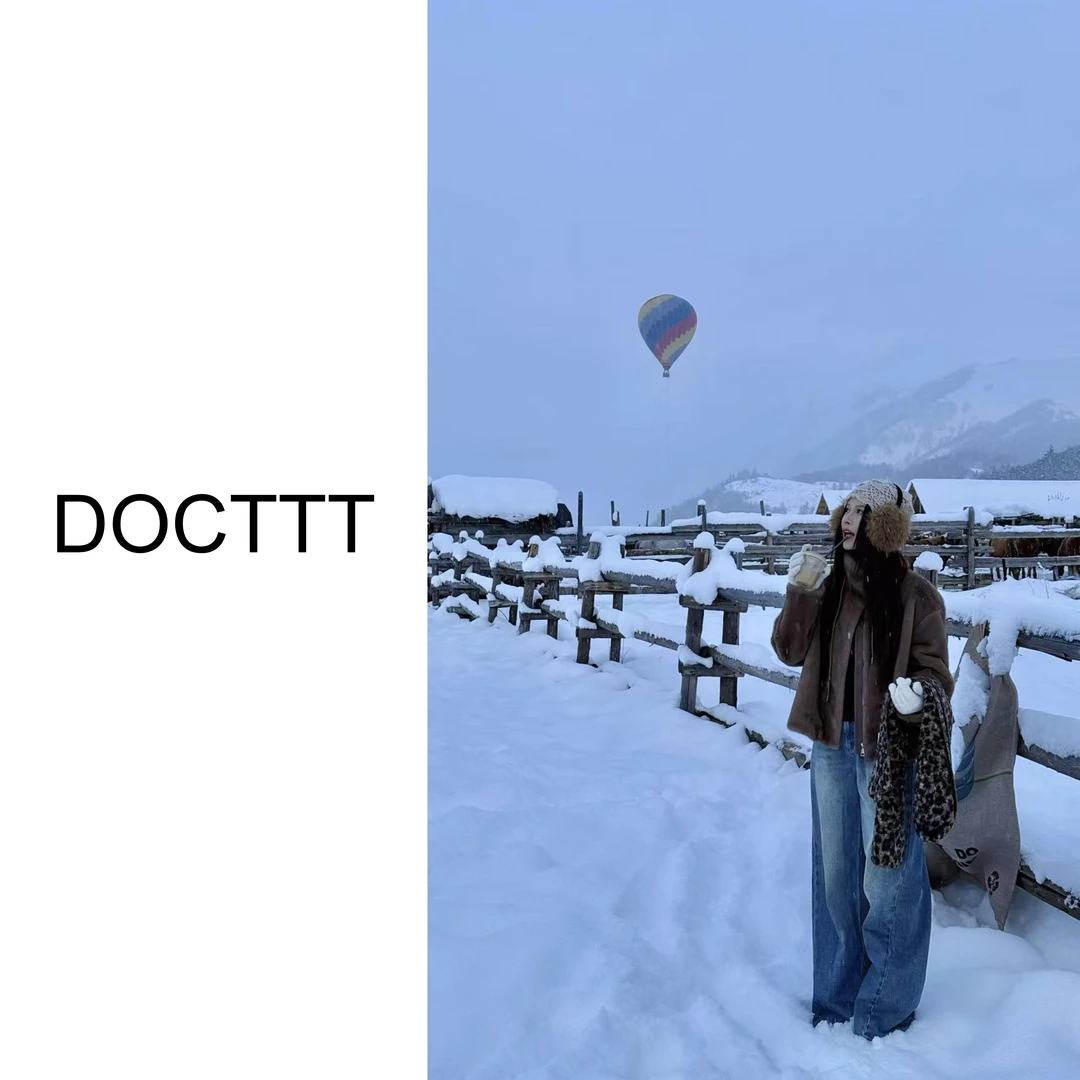 《DCT》心动符号*立领休闲保暖短款毛绒外套D25173