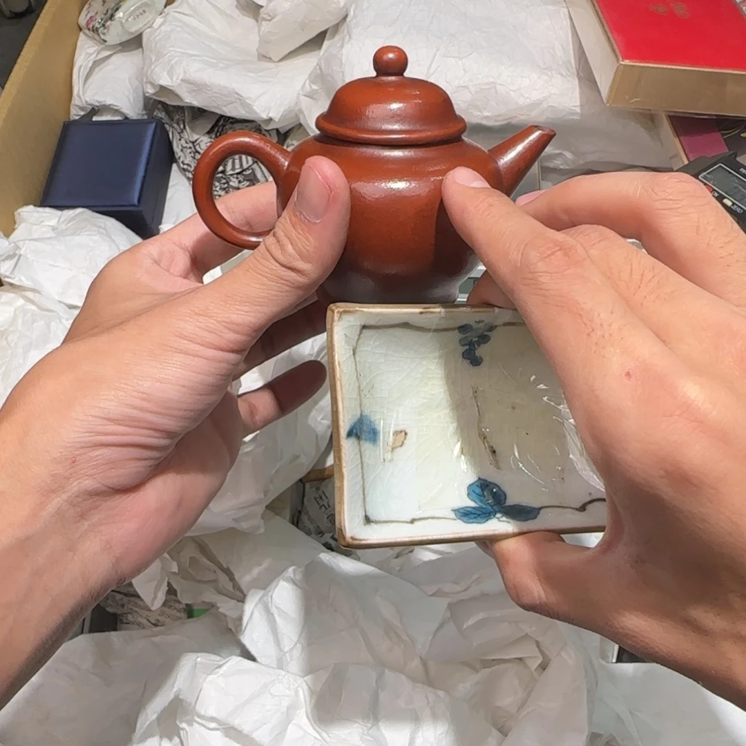 紫砂陶瓷孤品单件车里拍