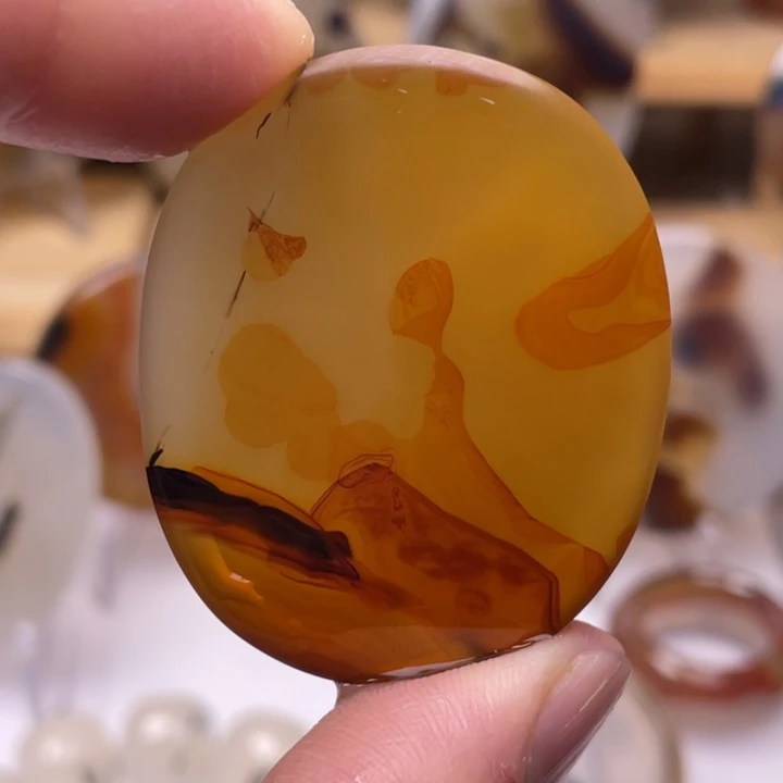 玛瑙/玉髓未镶嵌吊坠(不含链)