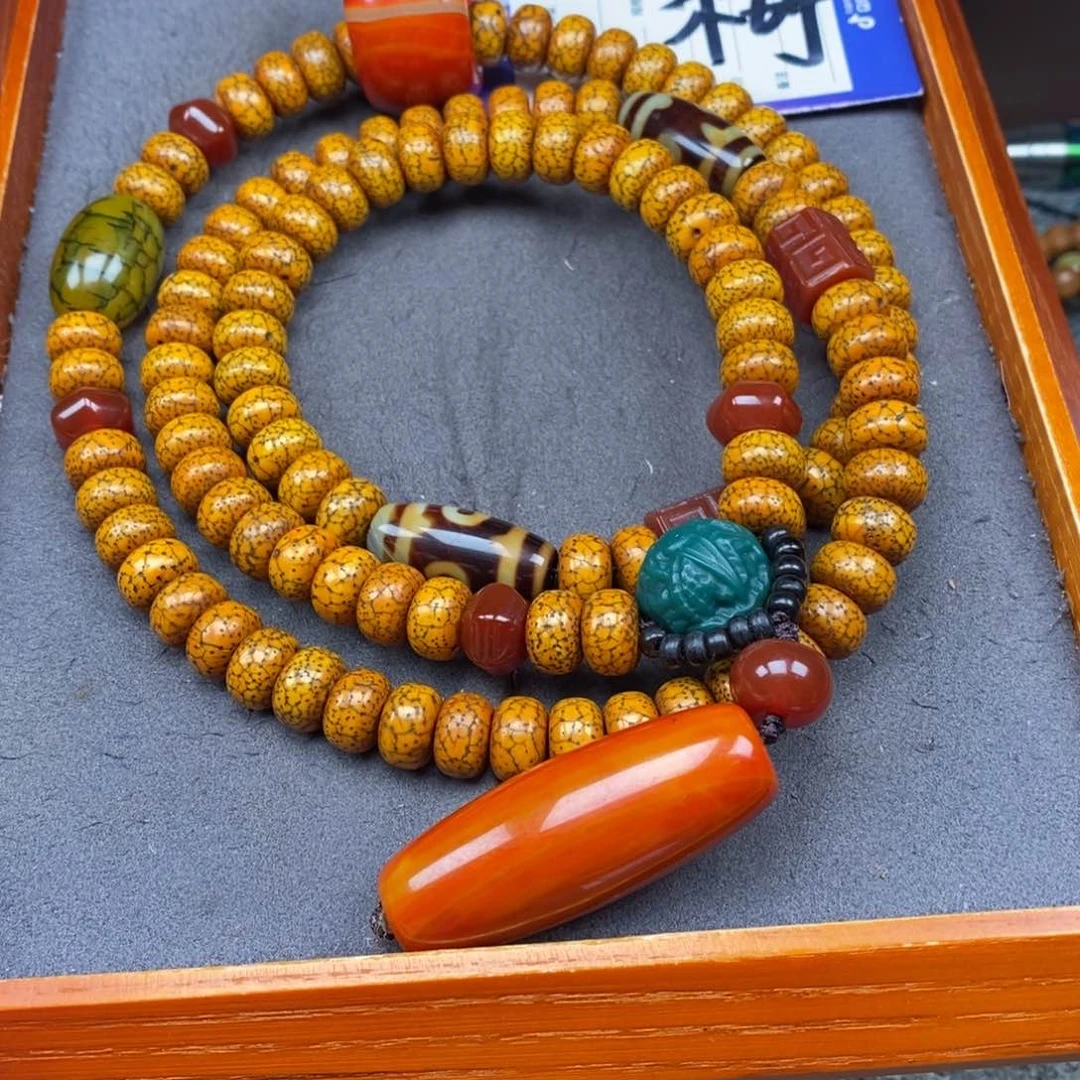 星月菩提吊坠圈**圆星月