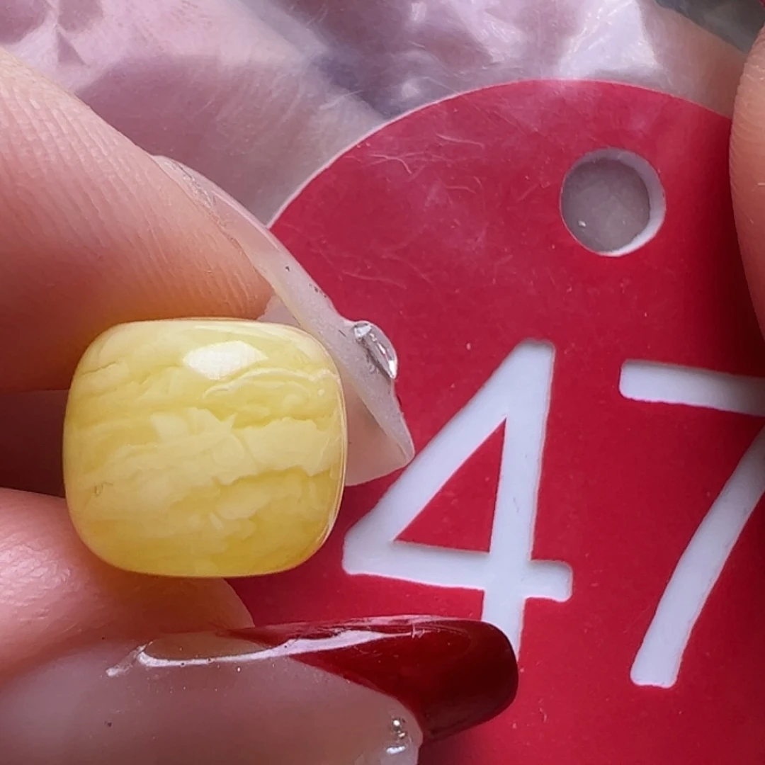 蜜蜡未镶嵌珠宝奇石10mm虎皮老型