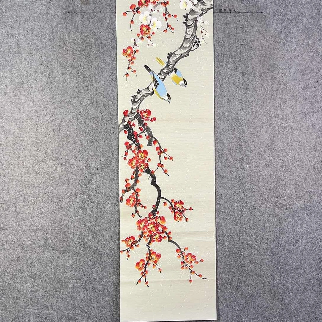 国画769 花鸟在此鸣叫时还要