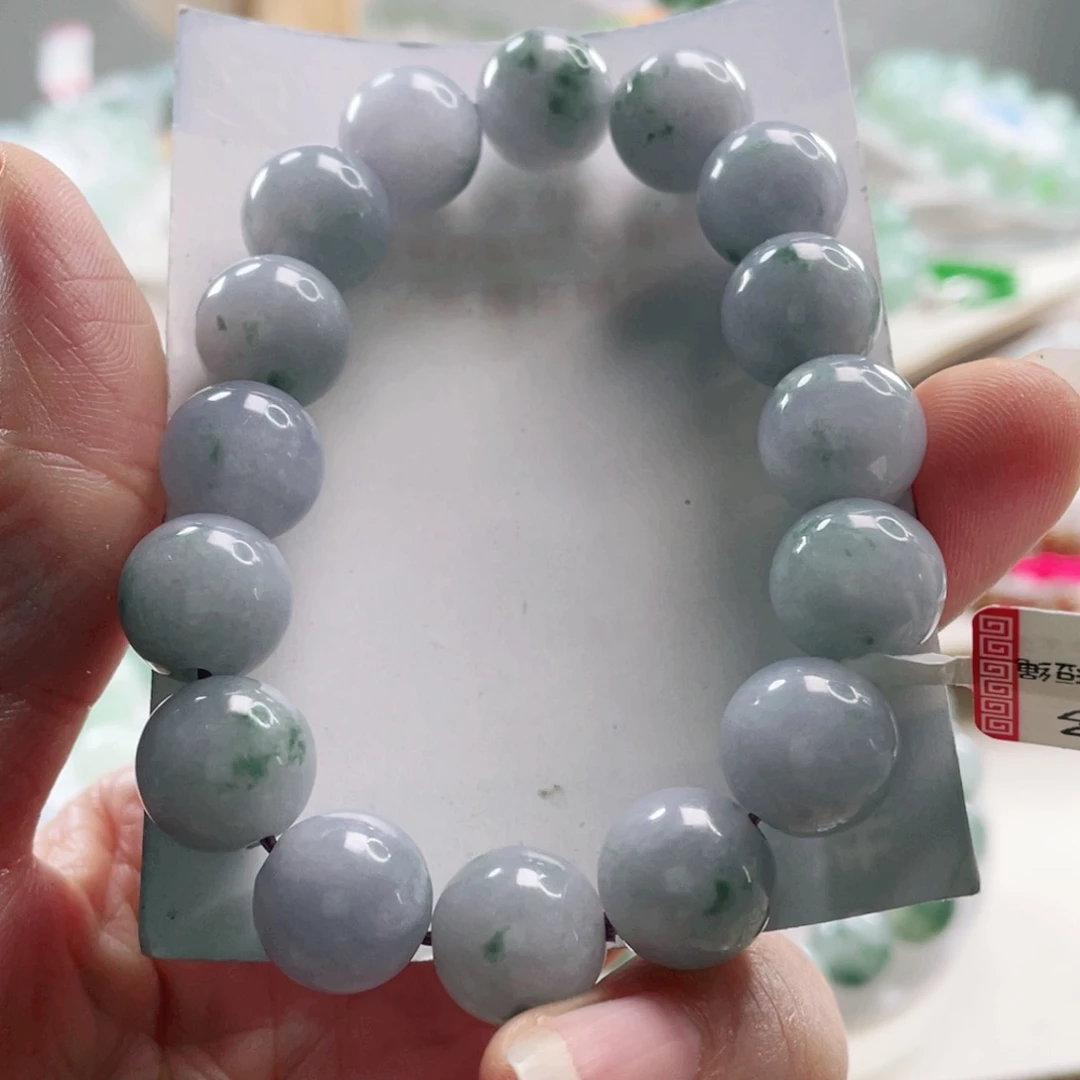 翡翠未镶嵌手链手串12+