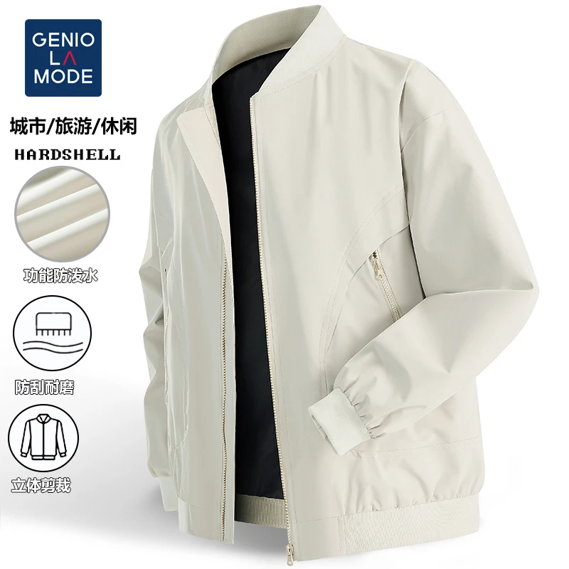 GENIO LAMODE 男士外套春秋男装运动外套男款春秋户外春季外套