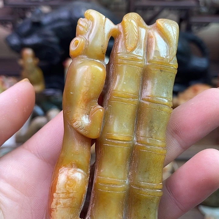 和田玉（糖玉）未镶嵌挂件