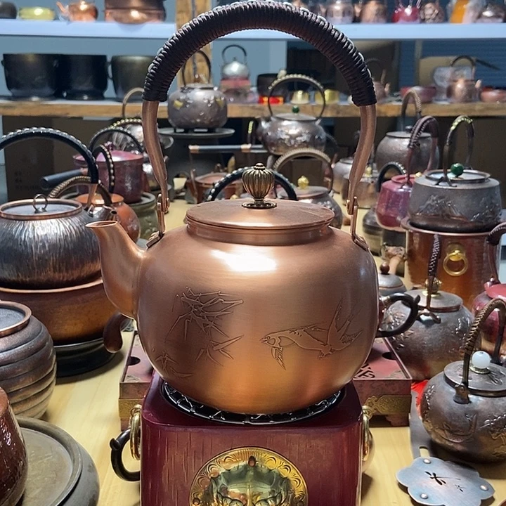 纯手工制作一铜壶