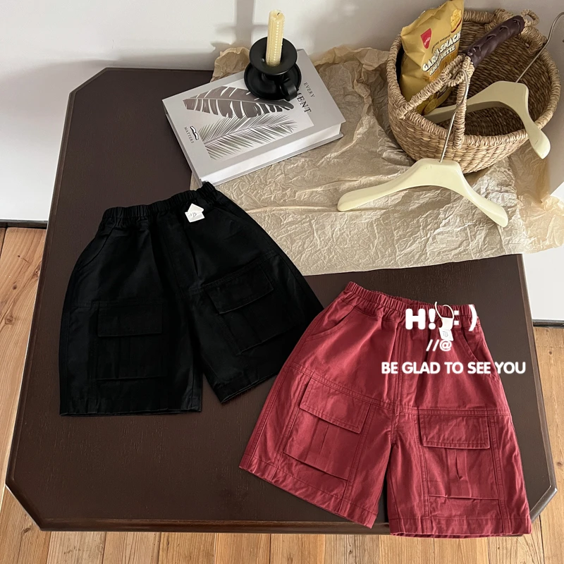 【现货】郝叔童品男童休闲短裤2025夏装新款儿童夏季潮流裤子HZ5272