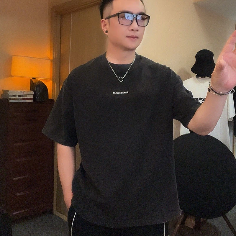 A-c 小标男士水洗做旧破洞刮烂T恤