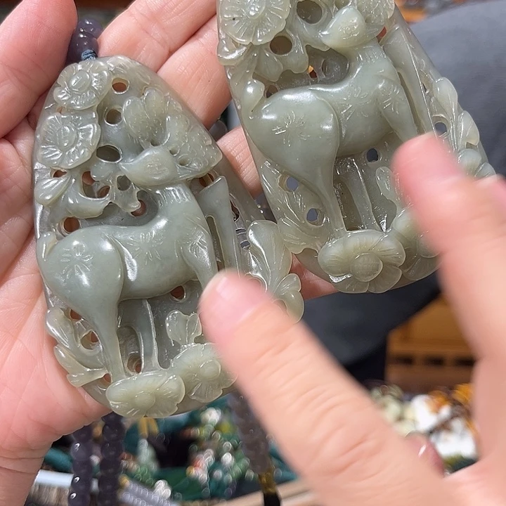未镶嵌岫玉毛衣链