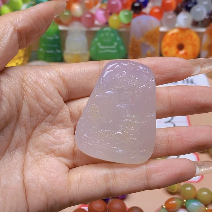 【闪购商品】玛瑙/玉髓颈饰未镶嵌亿*