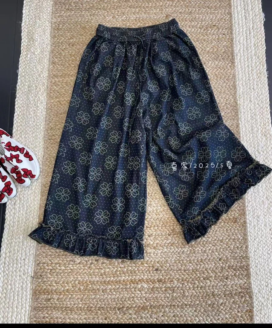 叨叨推荐款 YQ#0601#印花牛仔裤 FL