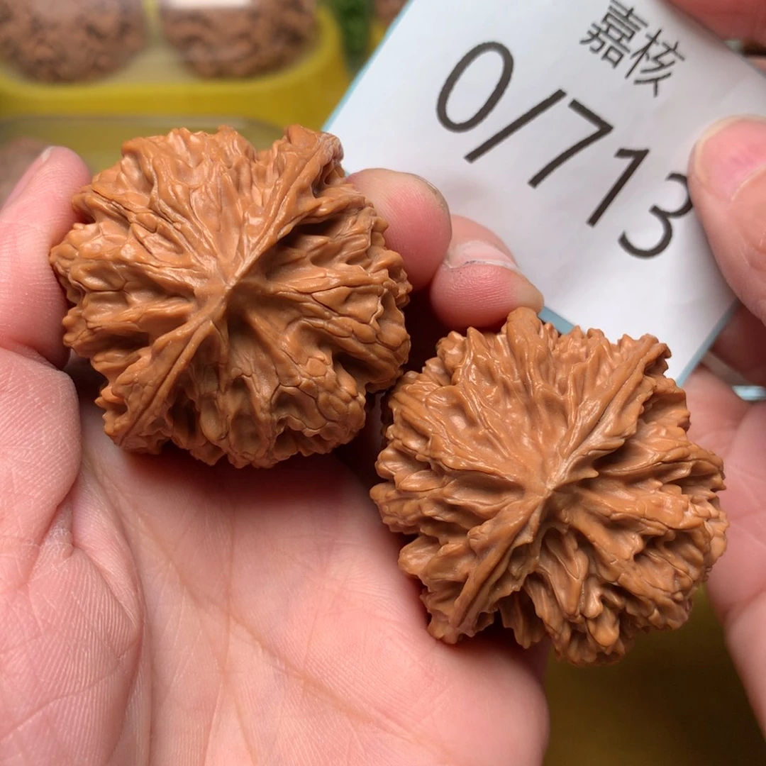 文玩核桃把件平**家原装肉球苹果43