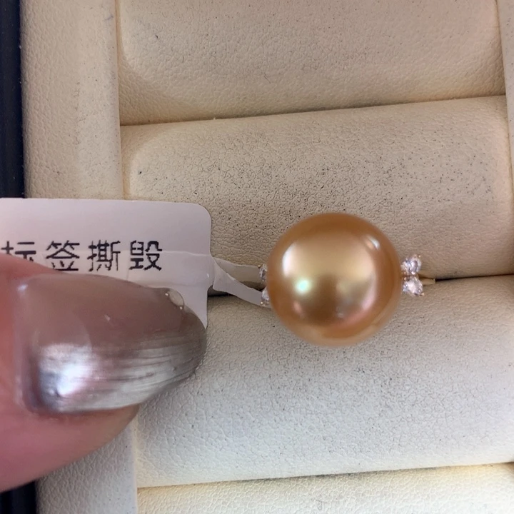 未镶嵌戒指海水珍珠