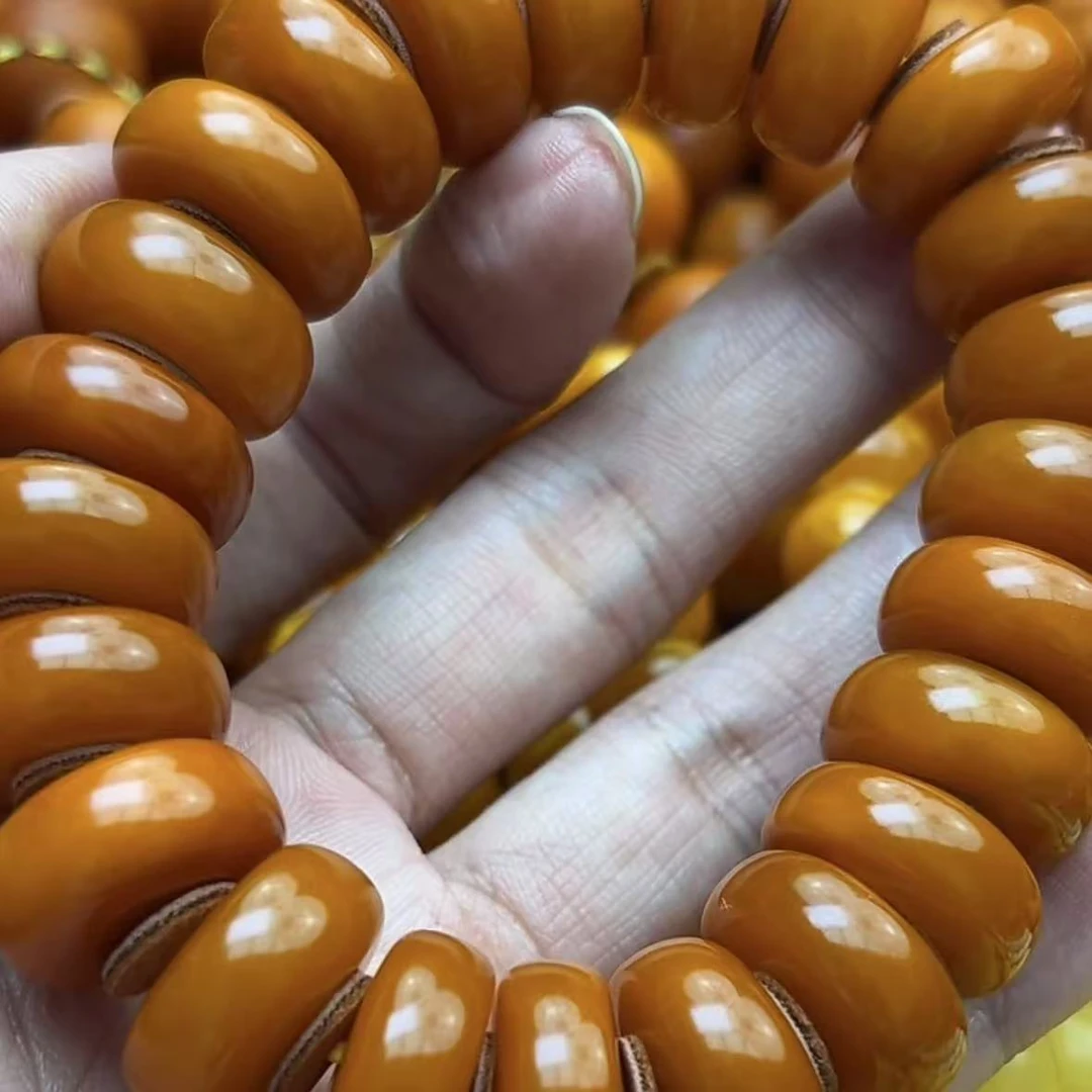 天然琥珀蜜蜡手串