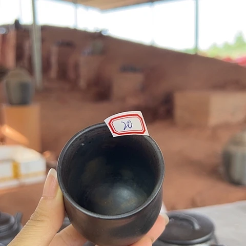 戬谷龙窑柴烧茶杯20