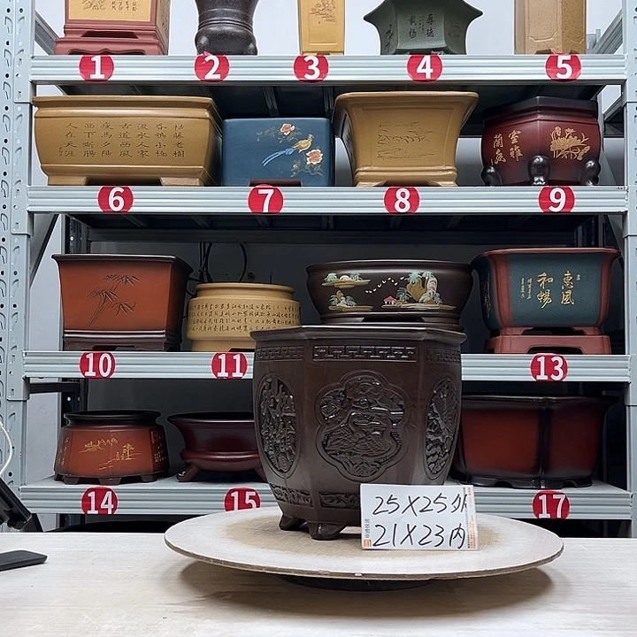 紫砂花盆紫砂花盆