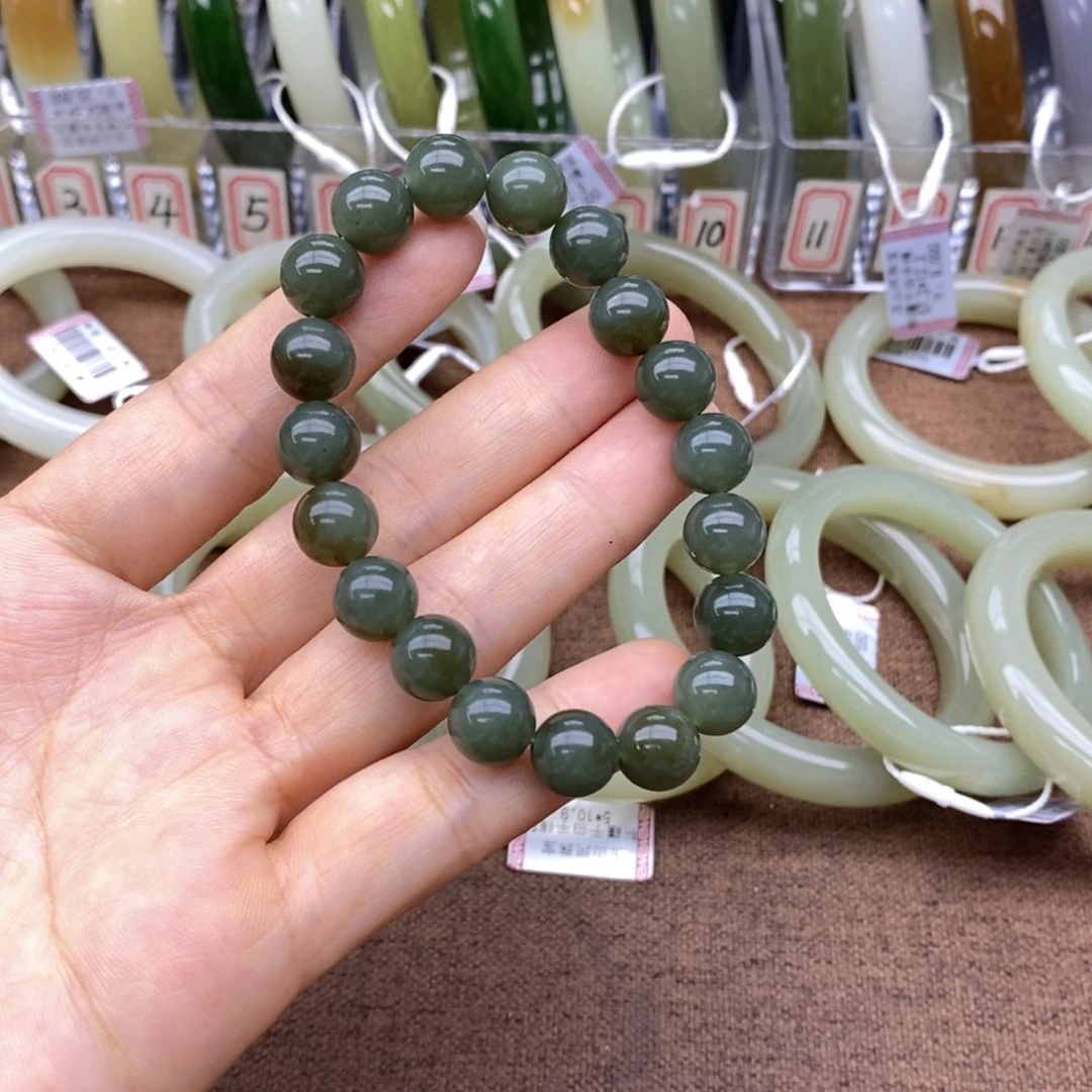 手链未镶嵌和田玉三*草卡10