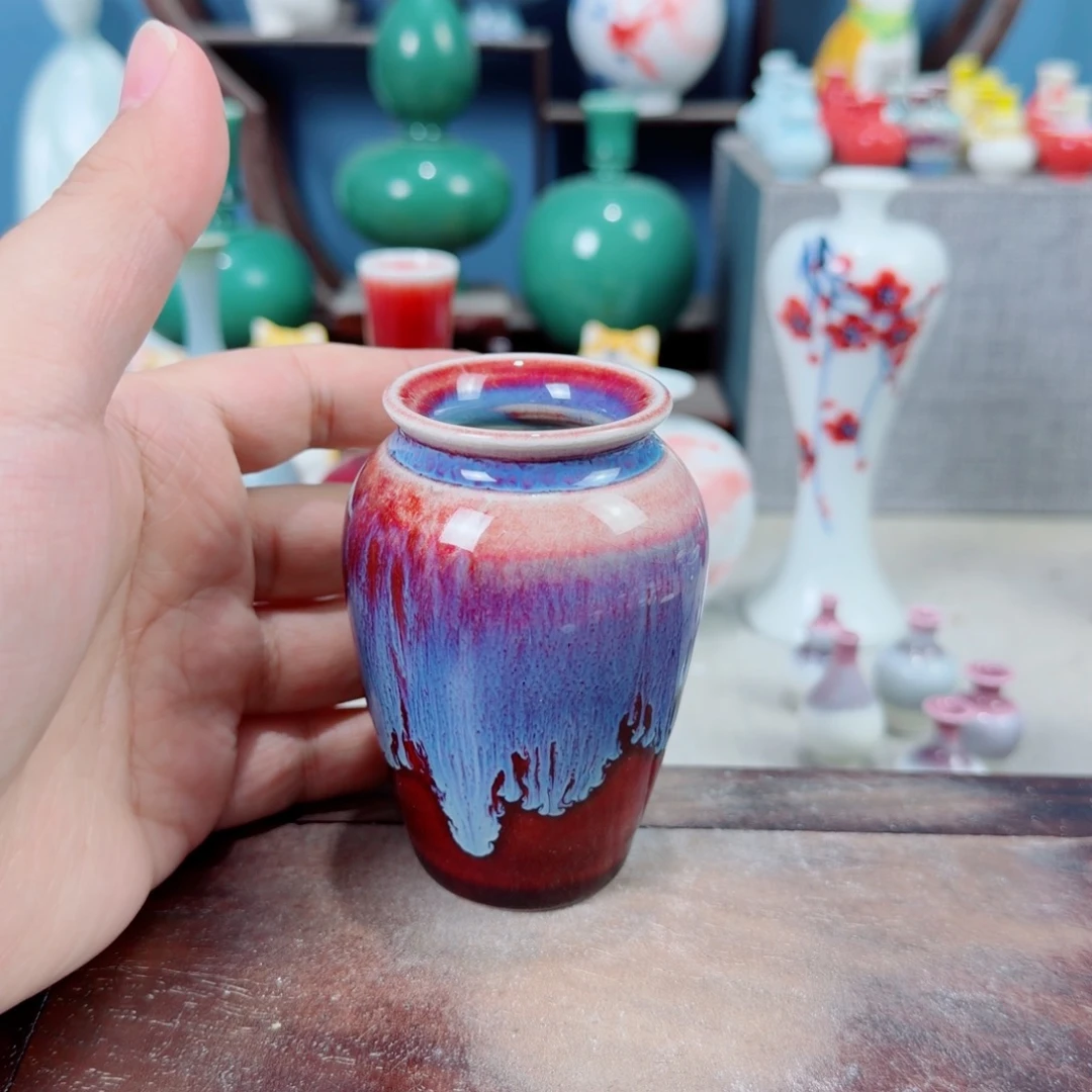 陶瓷手工小花器摆件