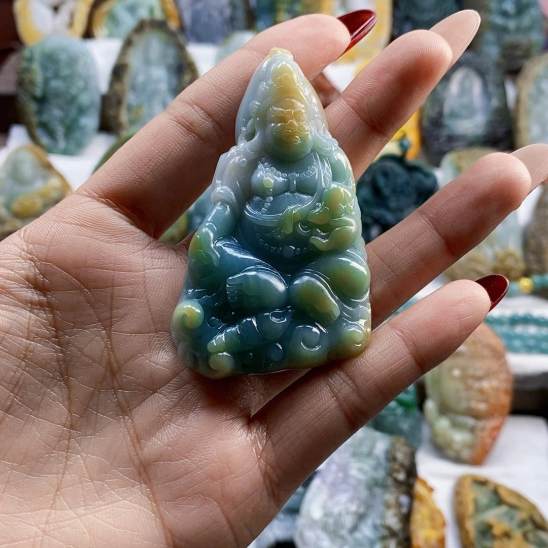 小***乐定制翡翠未镶嵌翡翠定制链接