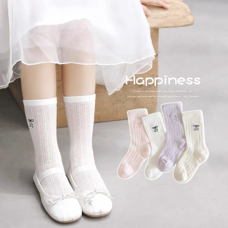 【小菲特童装】亲肤精梳棉透气夏季吸汗弹力网眼儿童袜子ZJWZ50688
