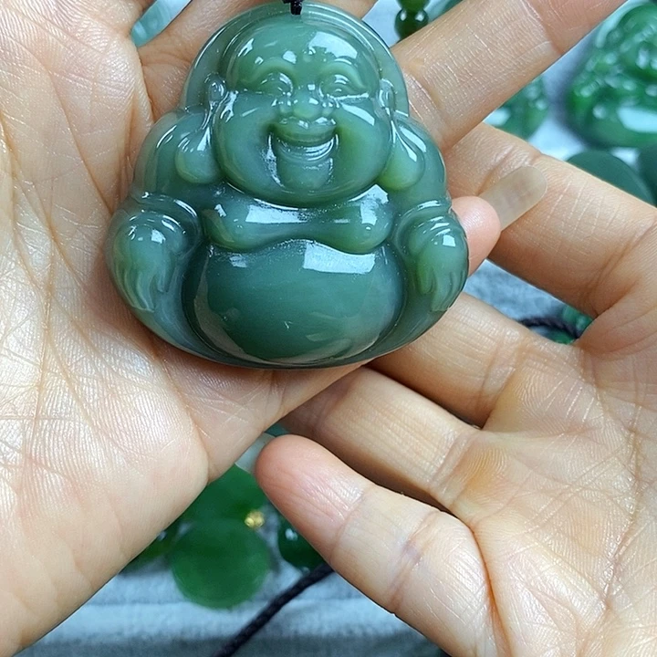 吊坠(不含链)未镶嵌和田玉（碧玉）49