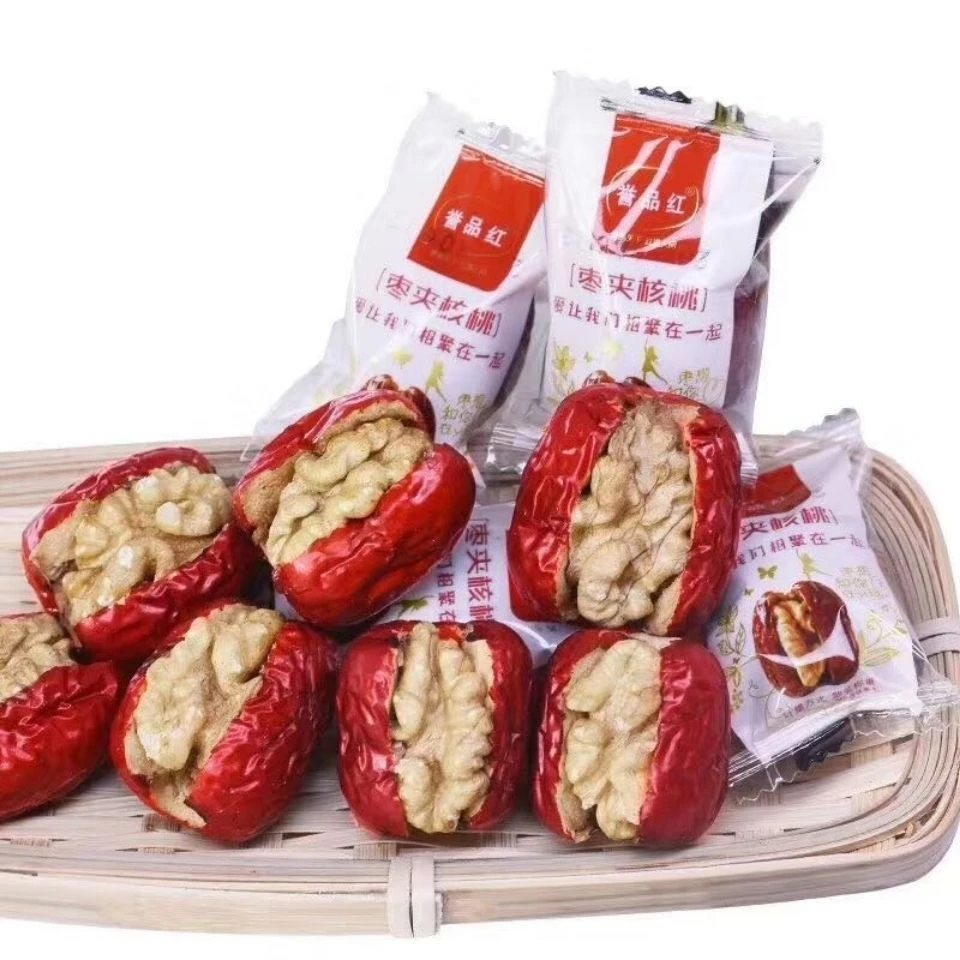 誉品红枣夹核桃100包独立包装新鲜美味休闲坚果零食